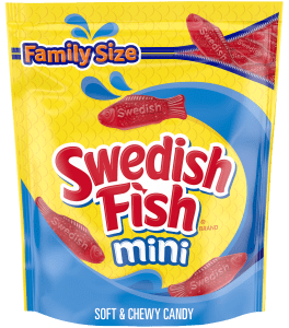 SWEDISH FISH Mini Soft & Chewy Gummy Candy, Family Size, Bulk Candy, 1.8 lb