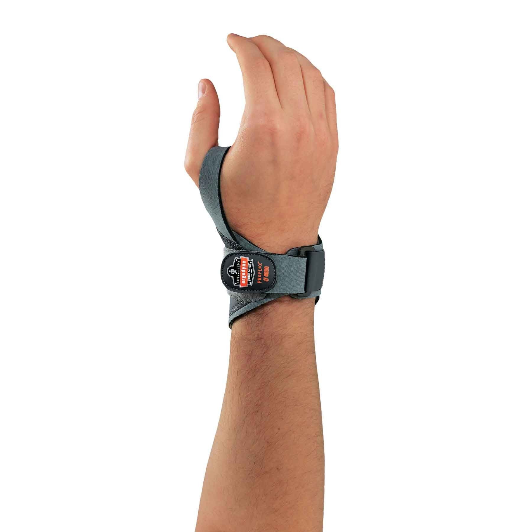 Ergodyne WRIST SUPPORT, NEOPRENE PROFLEX 4020 W/STRAP BLK LT XSM/SM