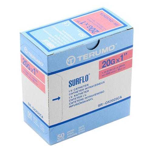 Catheter SURFLO® 20ga x 1"  