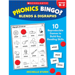 Phonics Bingo: Blends & Digraphs Activity Book