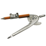 Charles Leonard Ball Bearing Compass with Golf Pencil, Safety Point, Pack of 12 CHL77365
