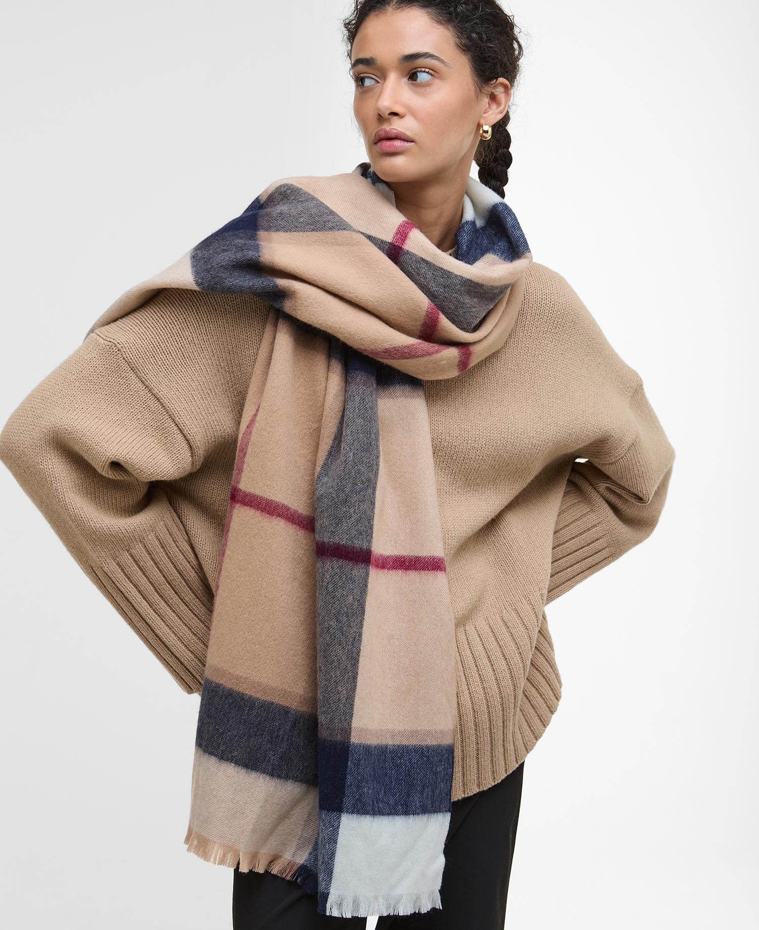 Sciarpa in tartan Rosefield image number 5