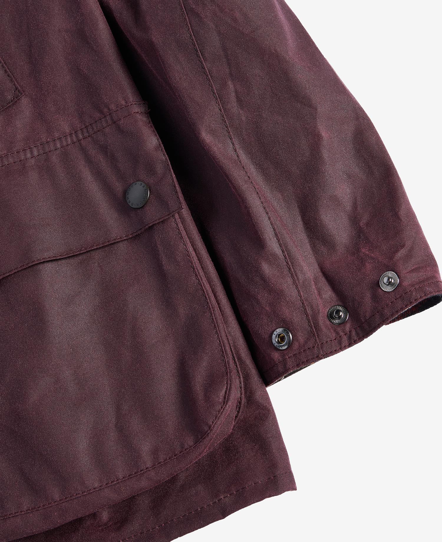 Oversized Bedale Waxed Jacket image number 9
