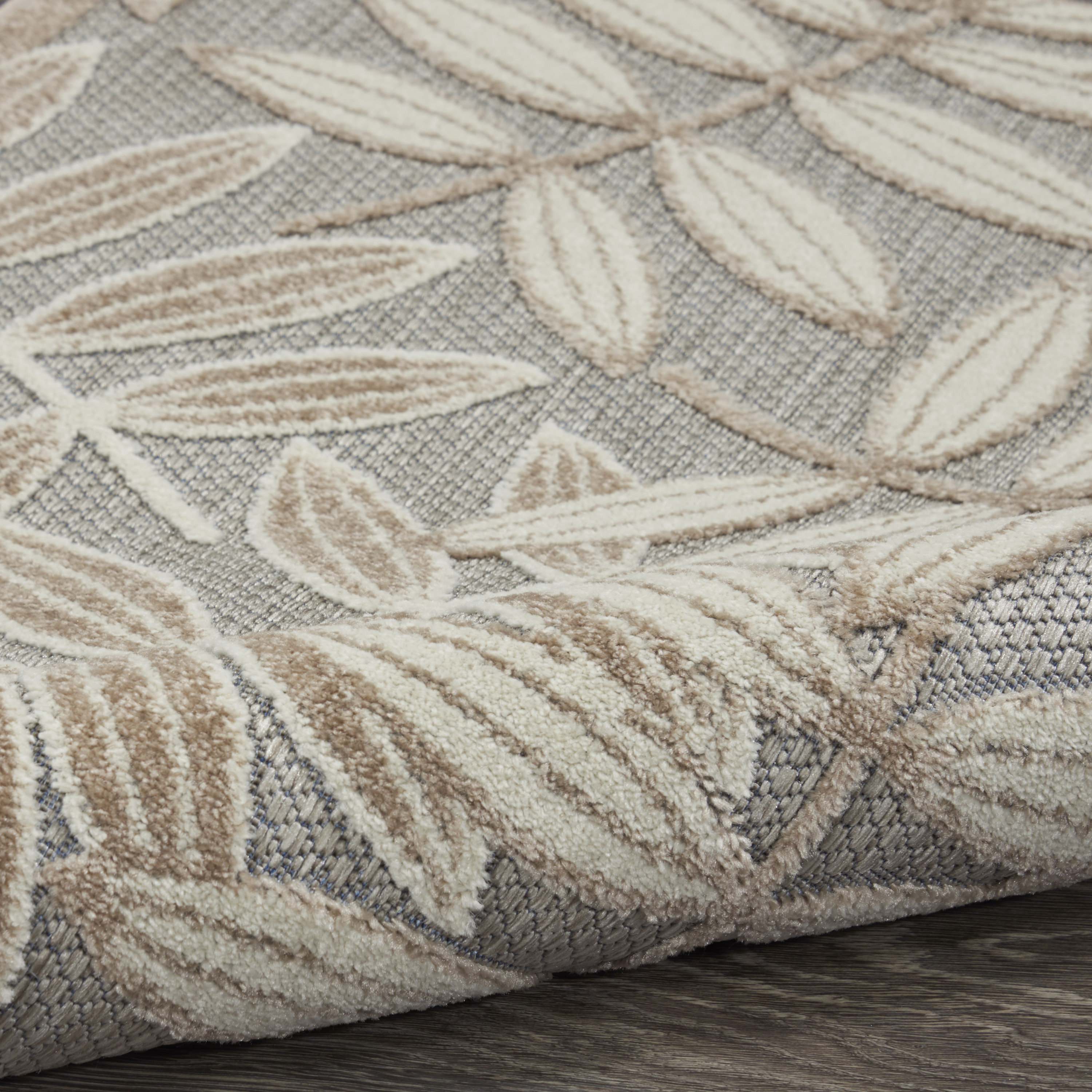 Nourison Aloha 7' x 10' Natural Tropical Rug