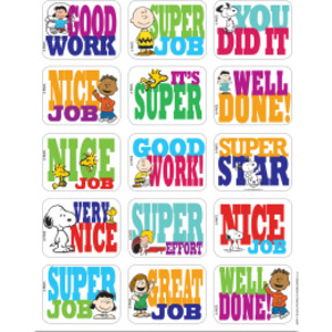 Peanuts&reg; Success Stickers