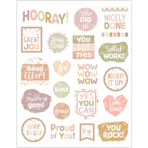 Terrazzo Tones Stickers, Pack of 120