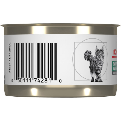 Royal Canin Veterinary Diet Feline Satiety Support Weight Management Loaf in Sauce Canned Cat Food