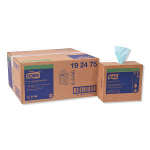 Tork, W24 Low-Lint, 1 ply, 9.0"x16.50", Nonwoven Fabric, General Purpose Wipers, Turquoise