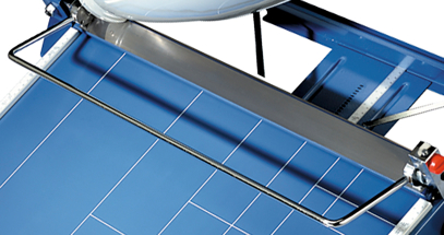 The easy-reach compression clamp prevents your work from shifting.