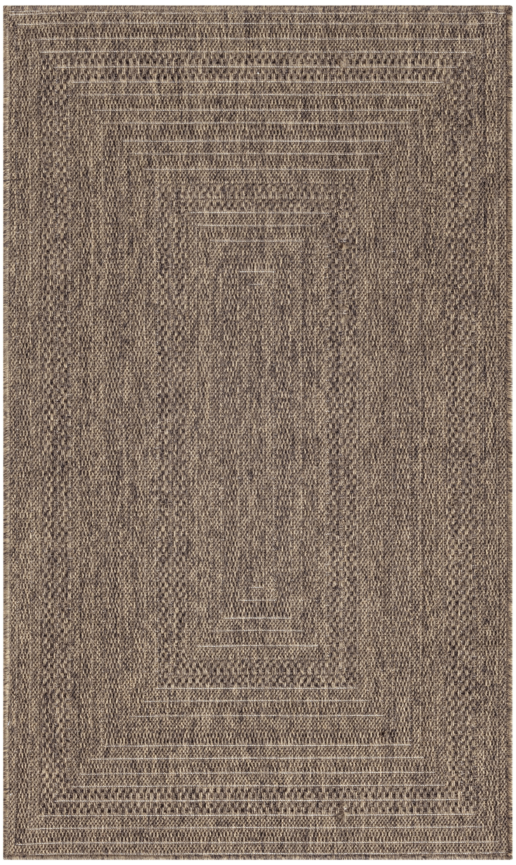 Nourison Tulum 3' x 5' Brown Outdoor Rug