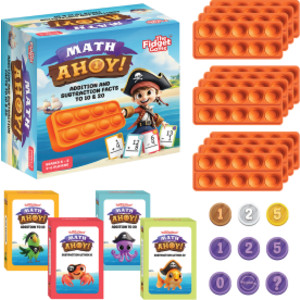 Math Ahoy Game, Flash Cards, Coins & Fidget Mats