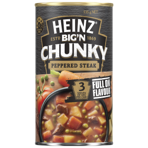  Heinz® Big'N Chunky Peppered Steak Soup 535g 