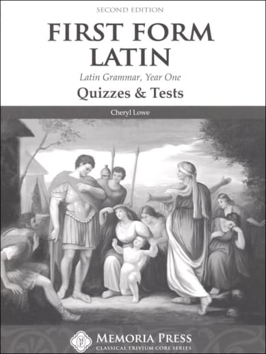 Memoria Press First Form Latin Quizzes & Tests (2nd Edition)
