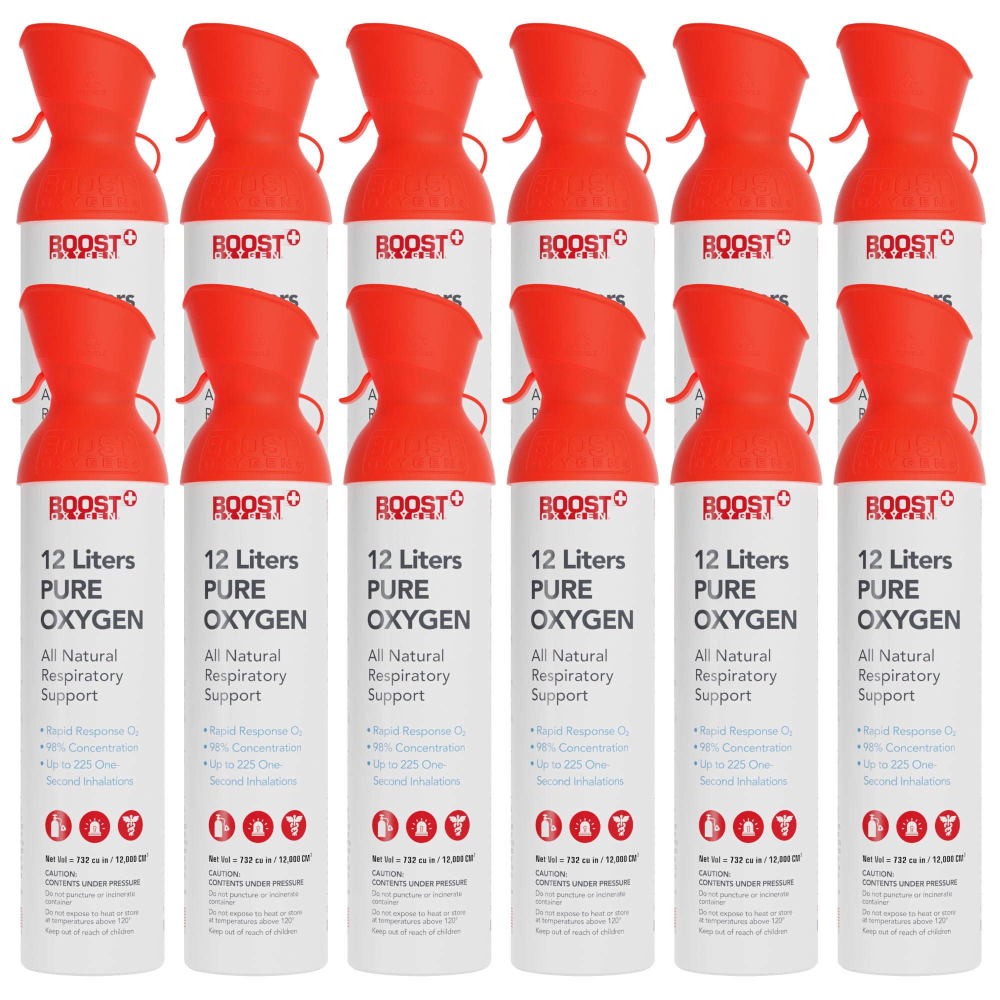 Boost Oxygen® Rapid Response Supplemental Oxygen, 12-liter Canister