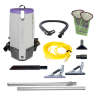 ProTeam, Super Coach Pro 10 w/ ProBlade Hard Surface & Carpet Tool Kit, 14", Backpack Vacuum