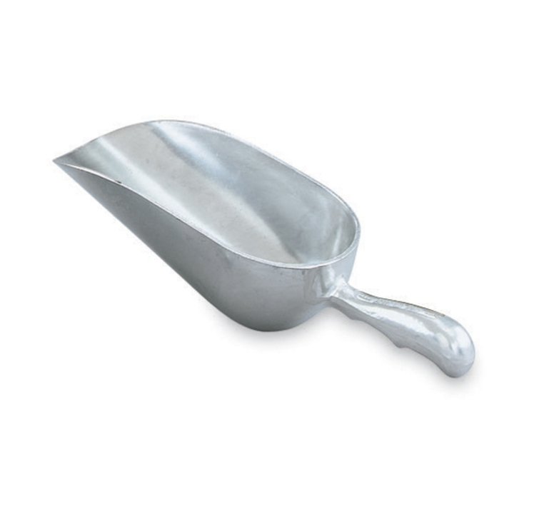 38-ounce cast-aluminum scoop