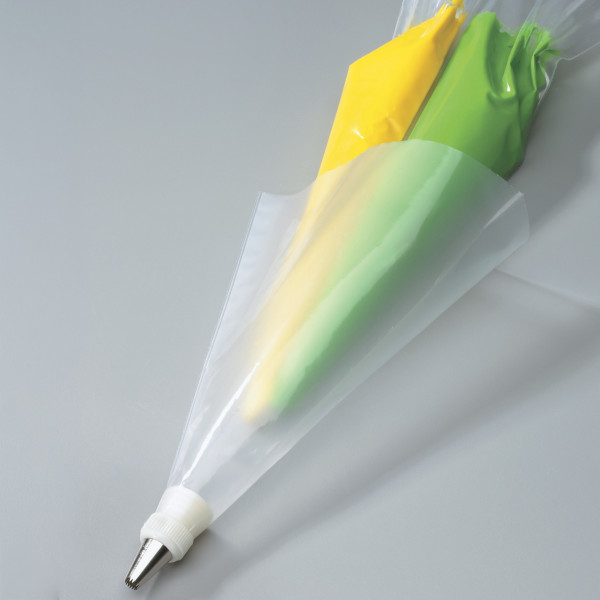 Two-Color 18" Disposable Pastry Bag