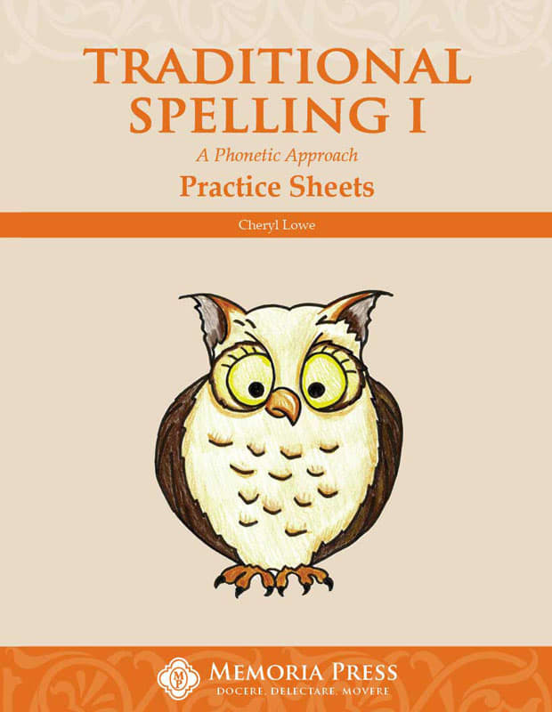Memoria Press Traditional Spelling Practice Sheets 1