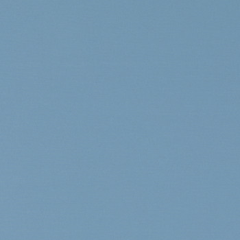 Square plain fabric sample in mid marine blue .