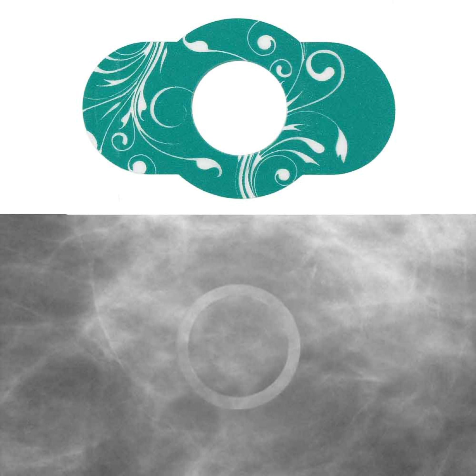 Radiology Skin Marker Spee-D-Line™ Swirl Collection™ Circle Mole