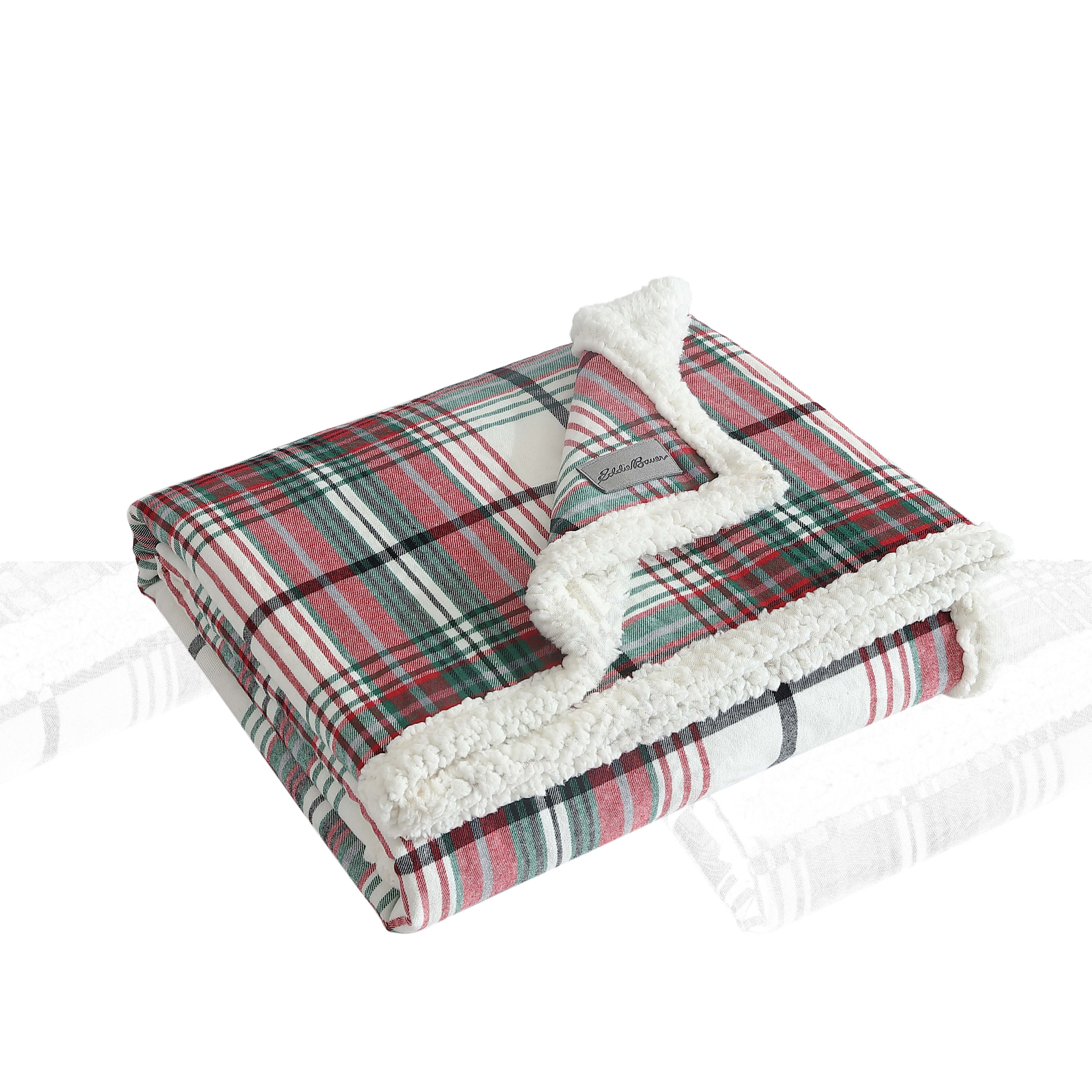 Eddie Bauer Plush-Fleece Throw Blanket