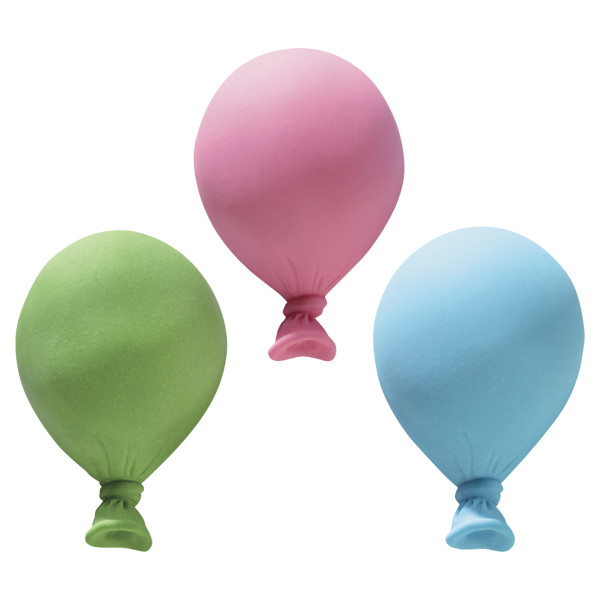Pastel Balloons Assortment Gum Paste Layon