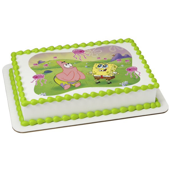 SpongeBob SquarePants Jellyfish Fields PhotoCake® Edible Image®