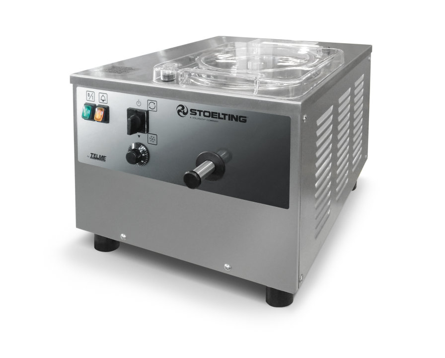 115-volt single-phase air-cooled vertical batch freezer with 1/2-hp motor