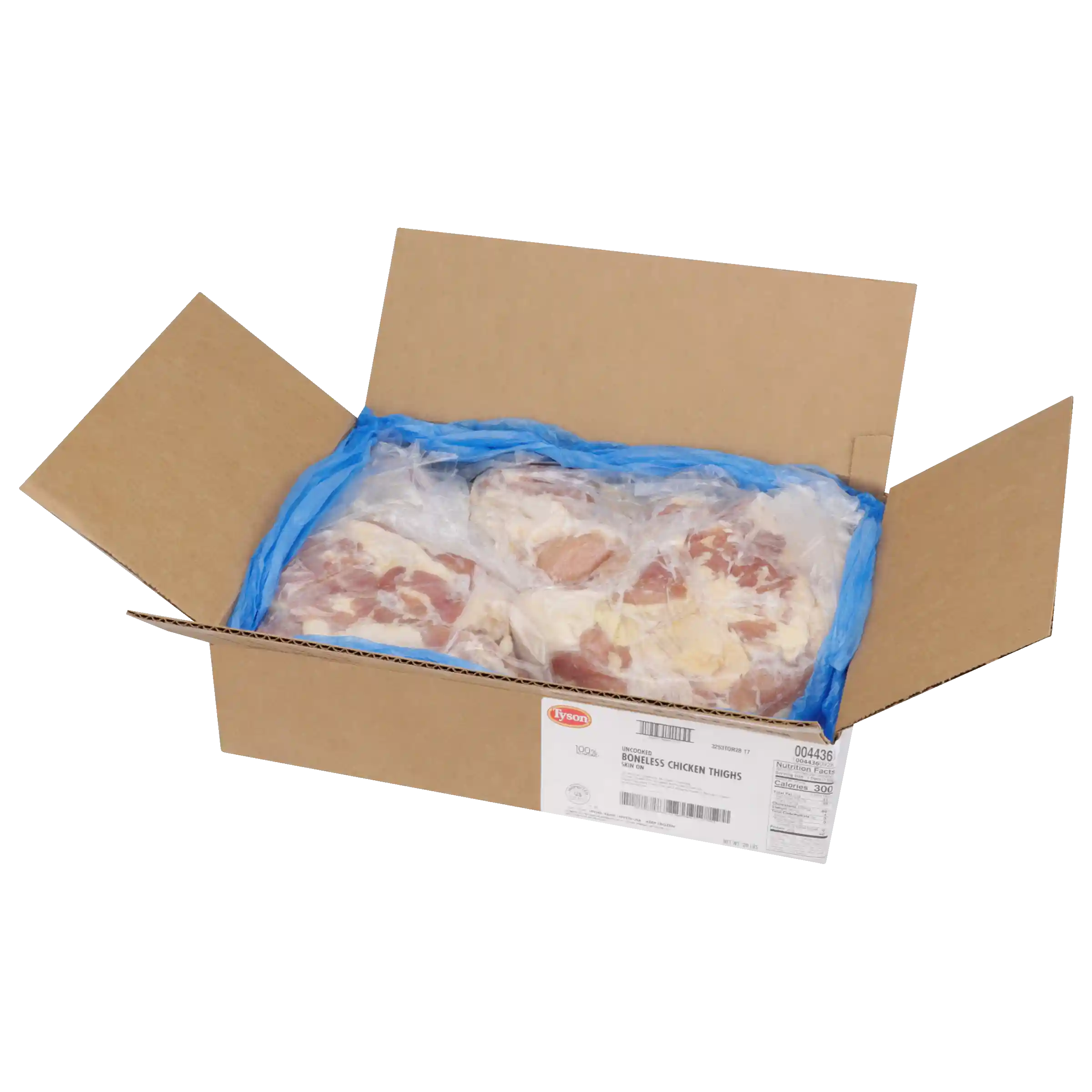 Tyson® All Natural* Uncooked Unbreaded Boneless Chicken Thighs, Skin On, 4.75 oz._image_31