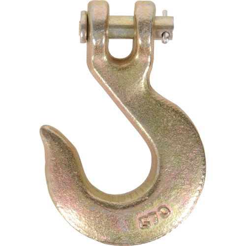 Hardware Essentials Zinc and Yellow Dichromate Chain Hook Clevis Type Slip Hook 5/16