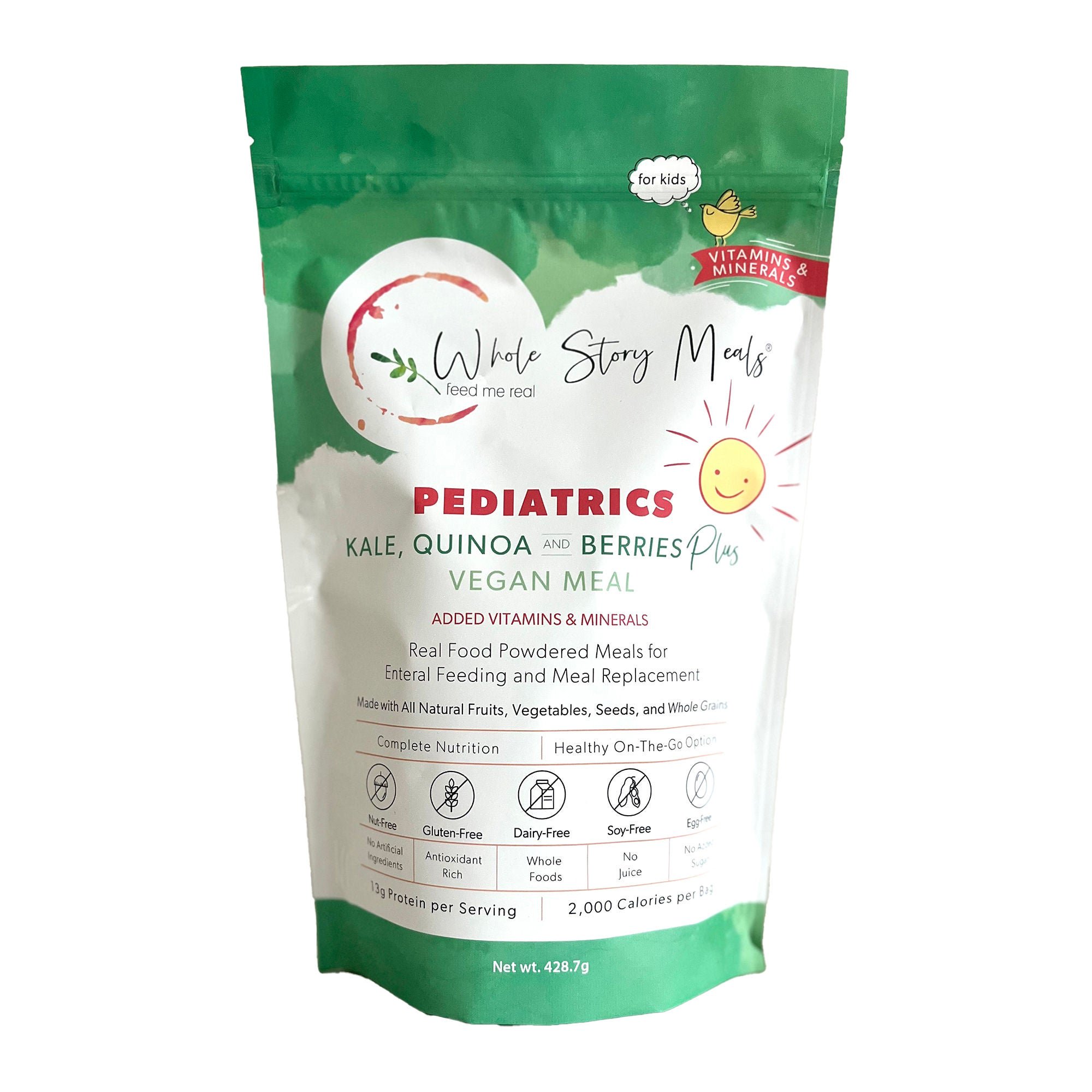 Whole Story Meals FOOD, POWDERED KALE/QUINOA/BERRIES + PED (30/CS)