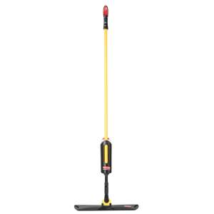 Rubbermaid Commercial, Light Spray Mop Handle and Frame, 52", Black/Yellow