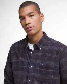 Blair Tailored Long-Sleeved Shirt Midnight Oak Tartan