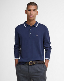 Rocton Knitted Polo Shirt Navy