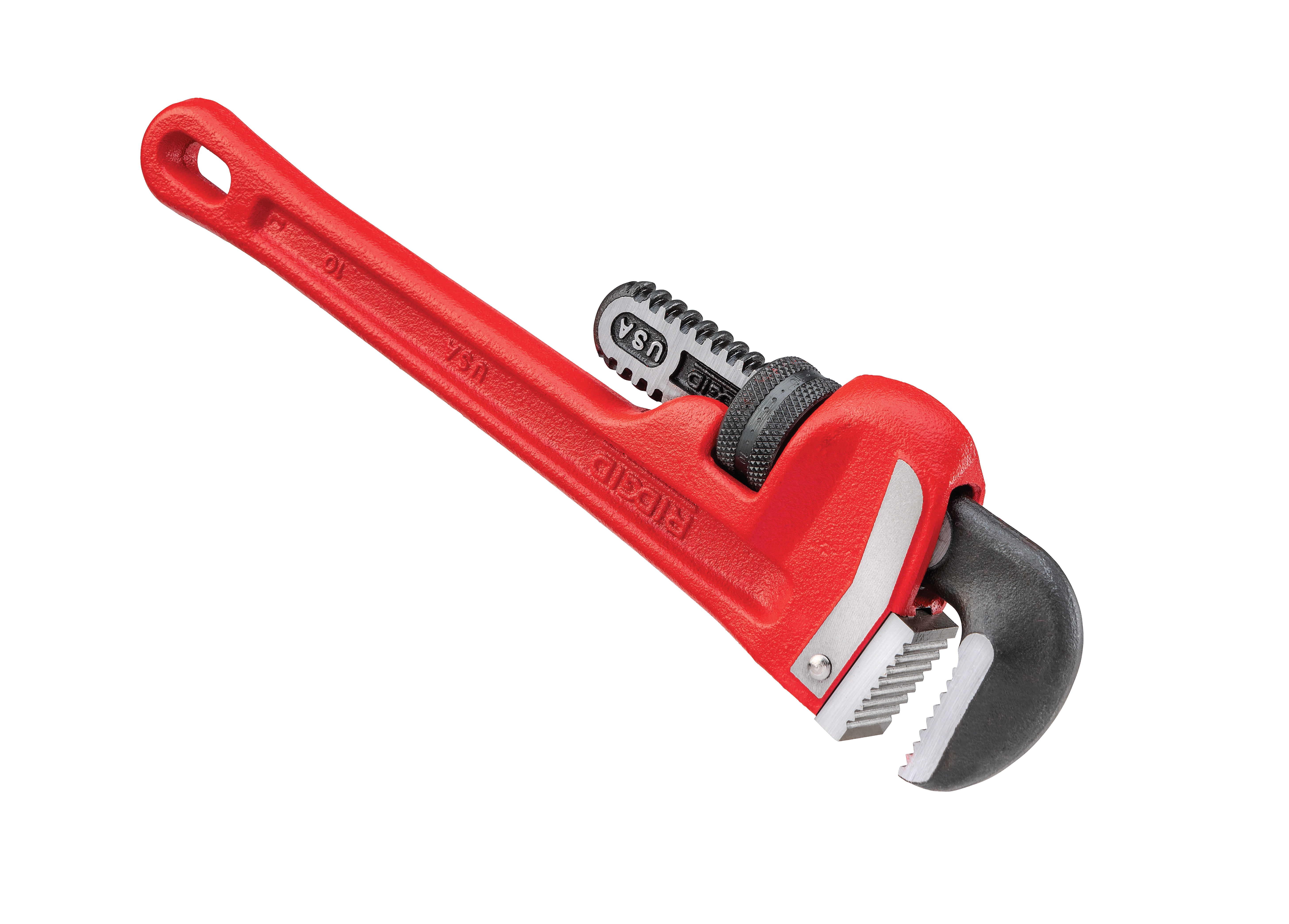 10" Heavy-Duty Straight Pipe Wrench - Image 4