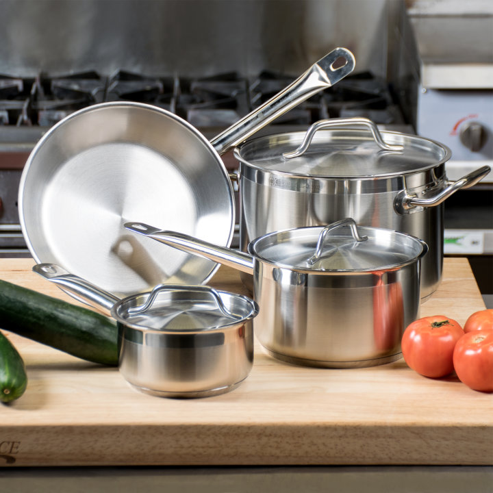 Optio™ deluxe seven-piece cookware set