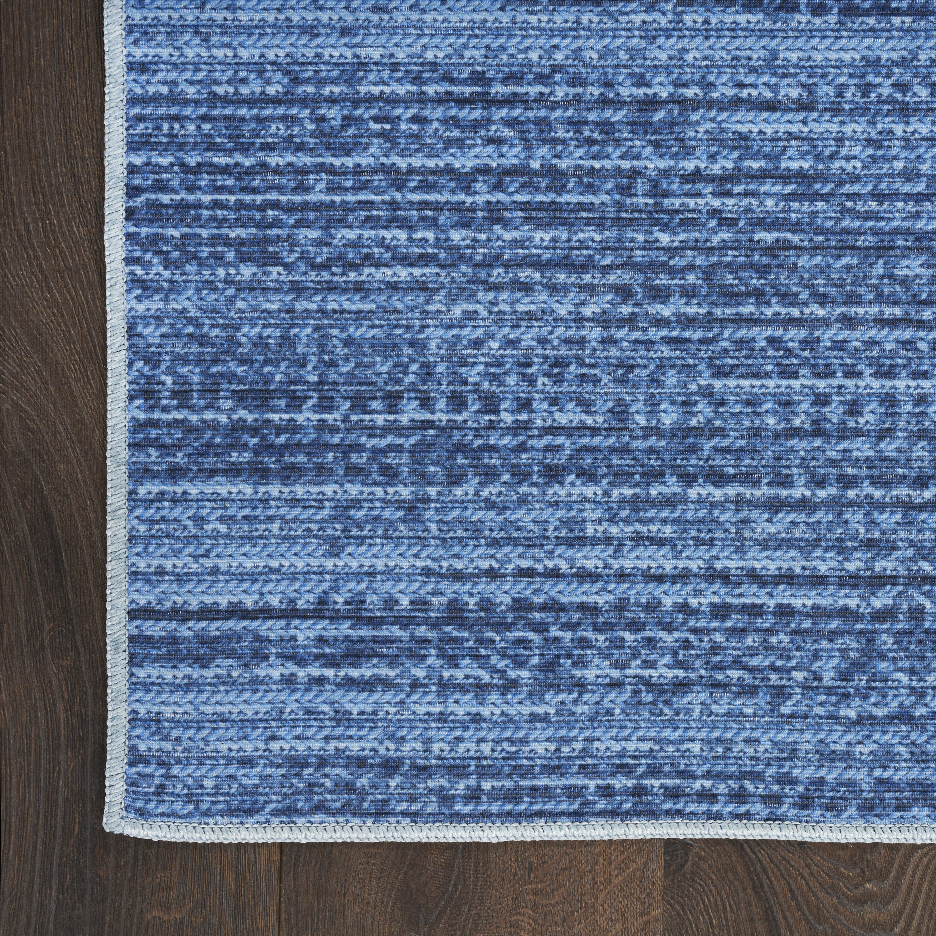 Nourison Nourison Washables 8' x 10' Blue Modern Indoor Rug