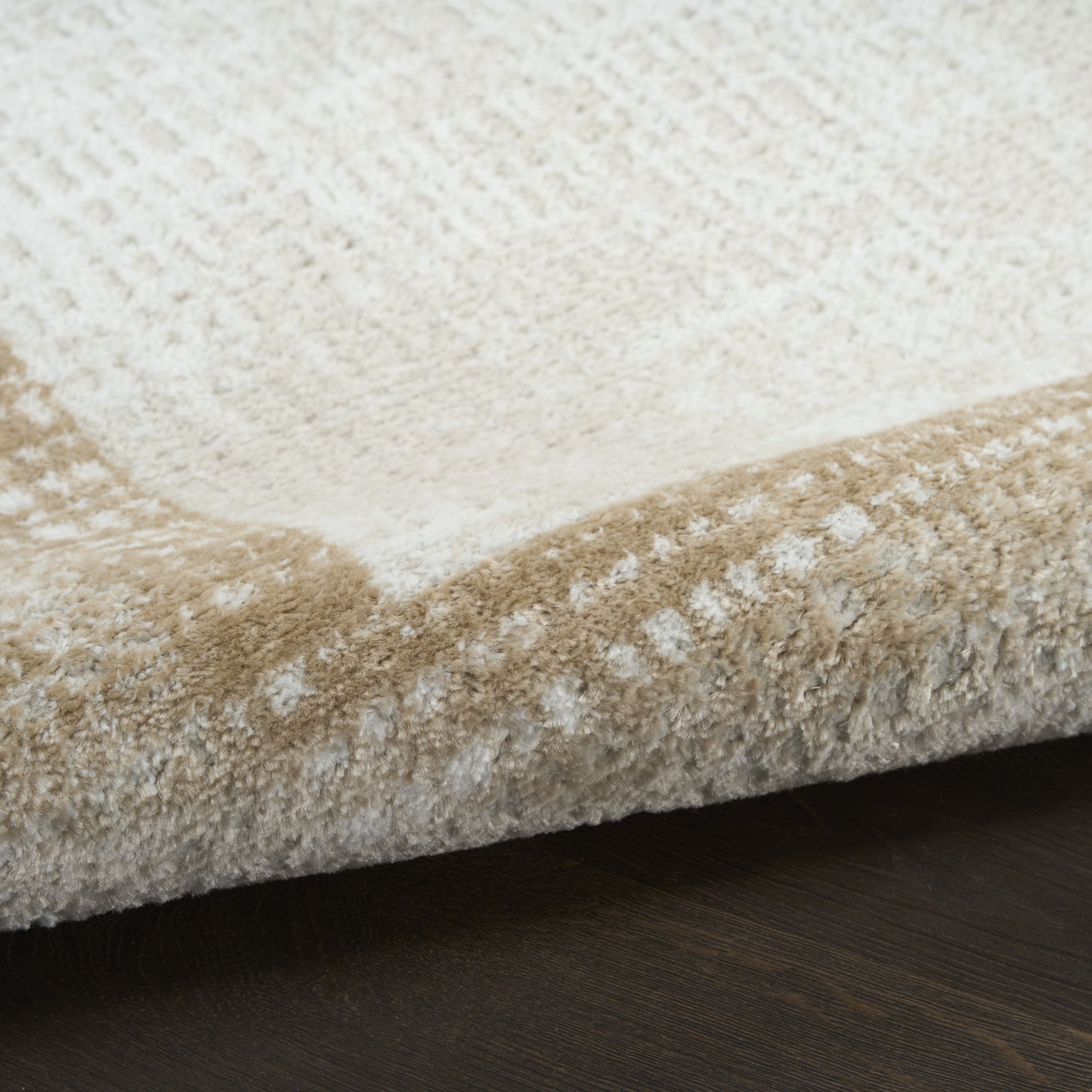 Nourison Dekor 2' x 4' Ivory Beige Modern Indoor Rug