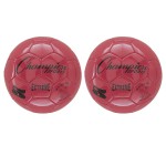 Champion Sports Extreme Soccer Ball, Size 5, Red, Pack of 2 CHSEX5RD-2