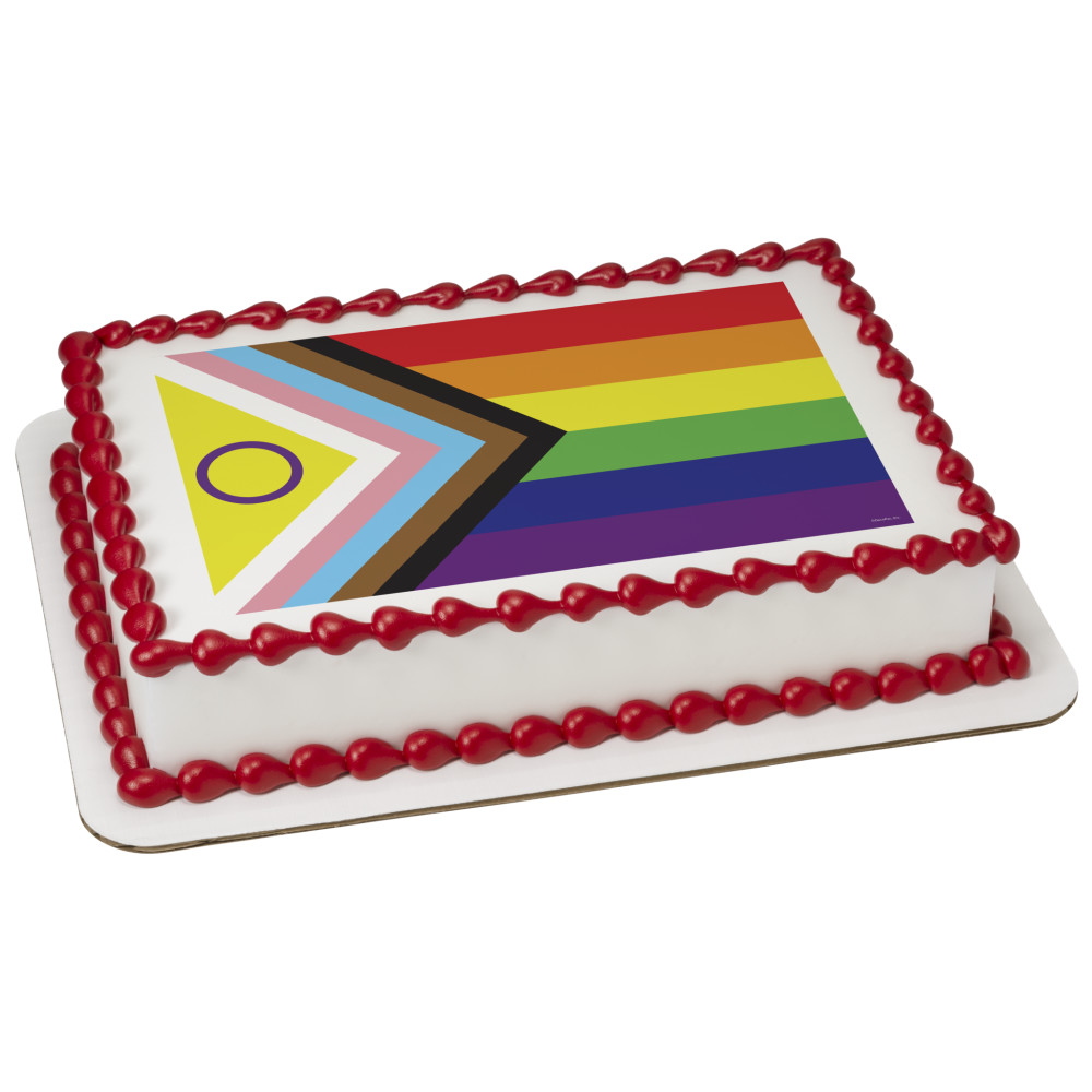 Order Pride Flag Edible Image® by PhotoCake® Cake from HARMONS ...