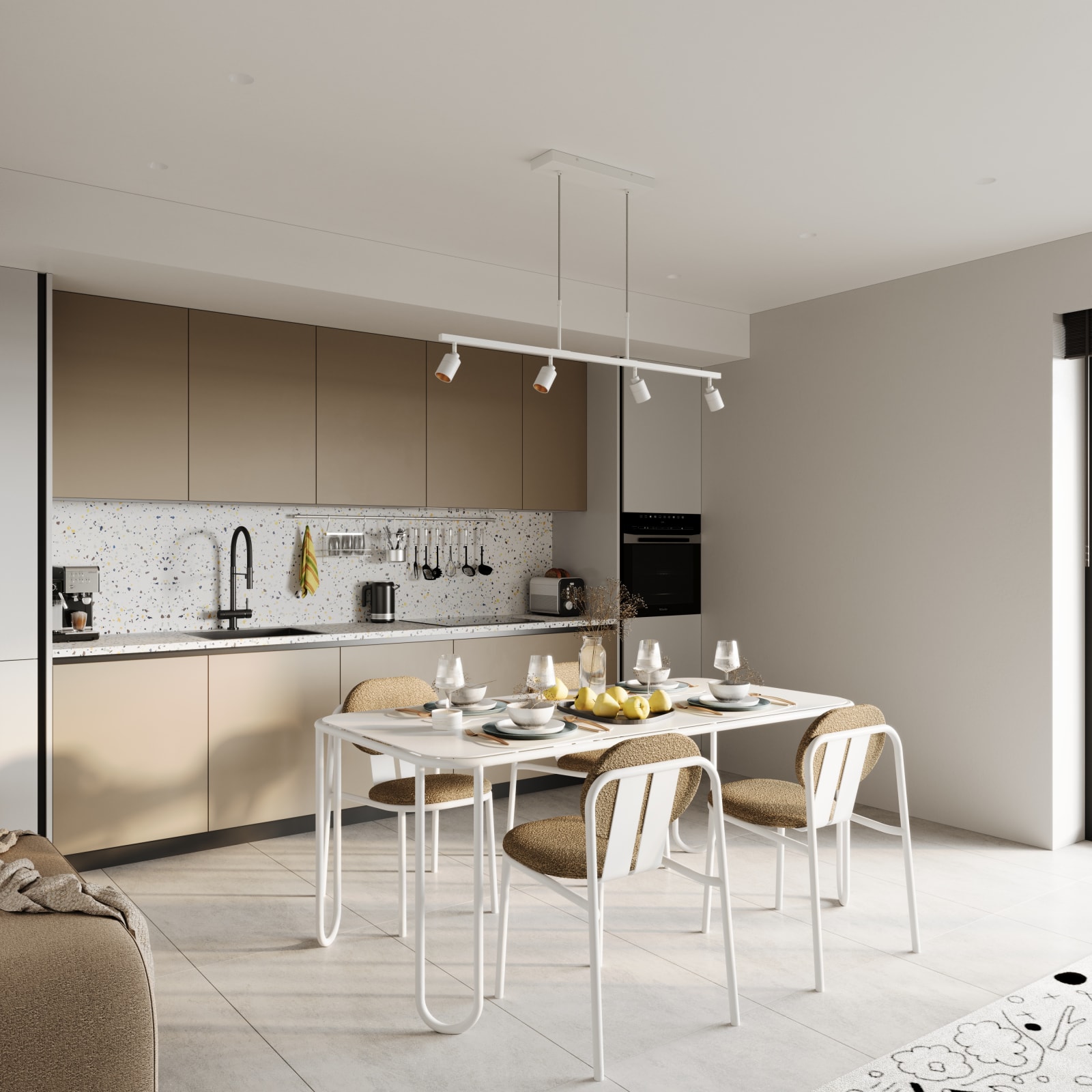 Shura 4 Head Track Pendant — installation 3