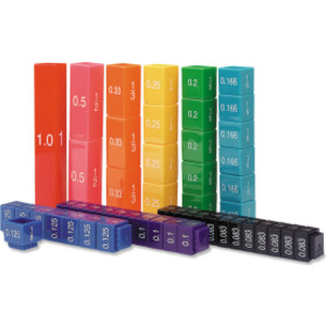 Fraction Tower&reg; Equivalency Cube Set, Set of 51