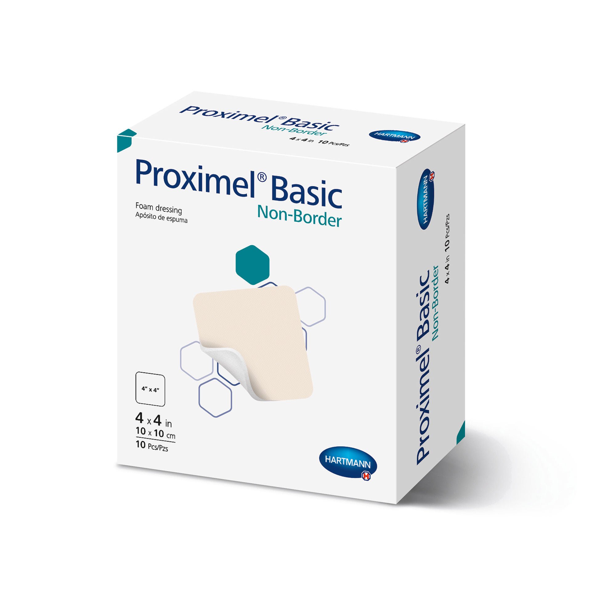Hartmann DRESSING, WND PROXIMEL BASIC FM N/BRDR 4X4" (10/BX 6BX/CS
