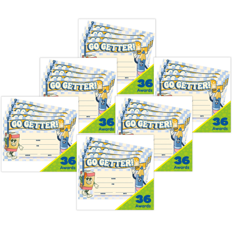 S'Cool Era Recognition Awards, 36 Per Pack, 6 Packs