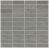 Rift Gray 1×3 Stacked Mosaic Matte