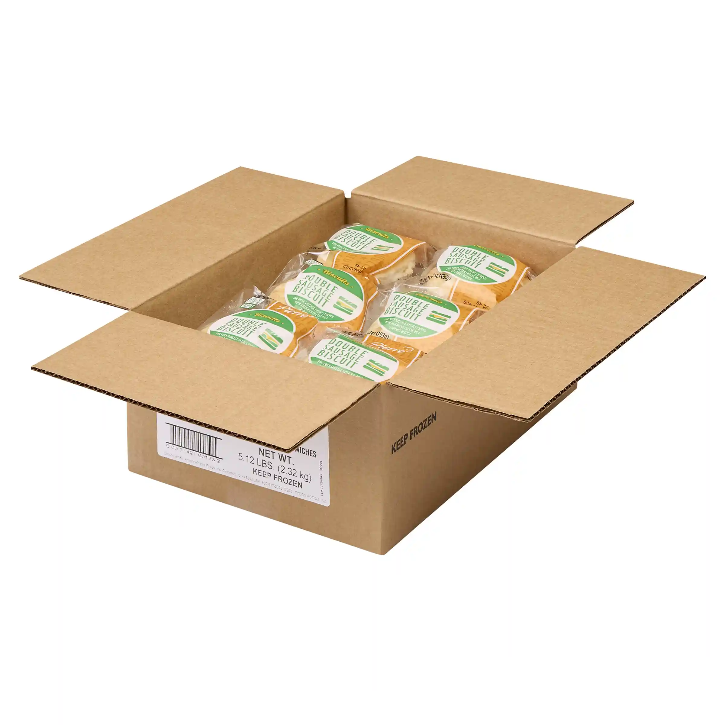 AdvancePierre™ Double Pork Sausage and Cheese on a Biscuit_image_4