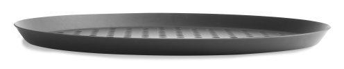 13" Perforated Press Cut Pizza Pan with Hard Coat Anodized Finish
