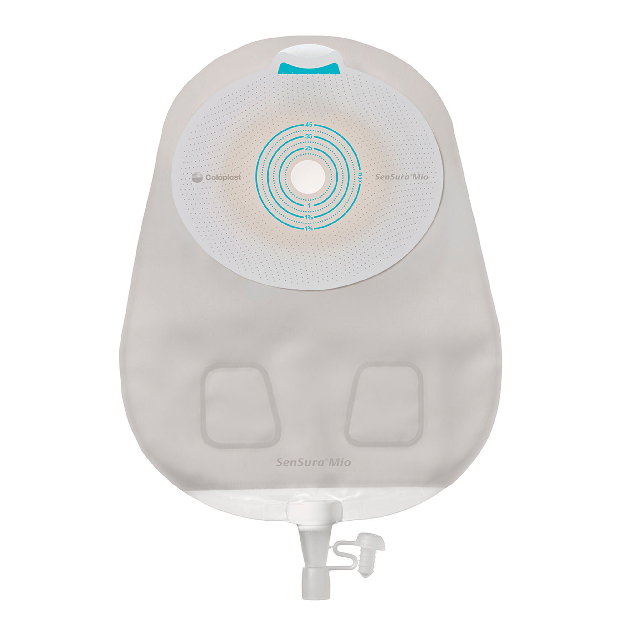 SenSura® Mio Flat 1-Piece Transparent Ostomy Pouch, Trim to fit 10 – 45mm Stomas