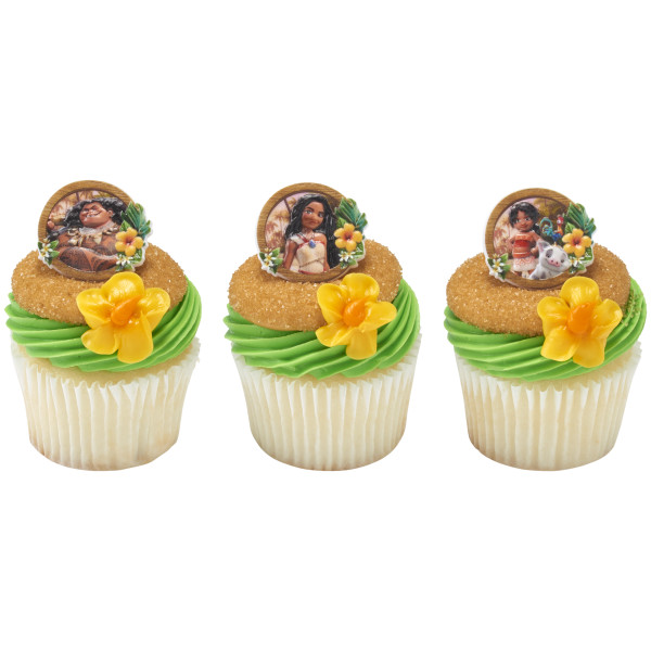 Disney's Moana 2 Together Again Cupcake Rings