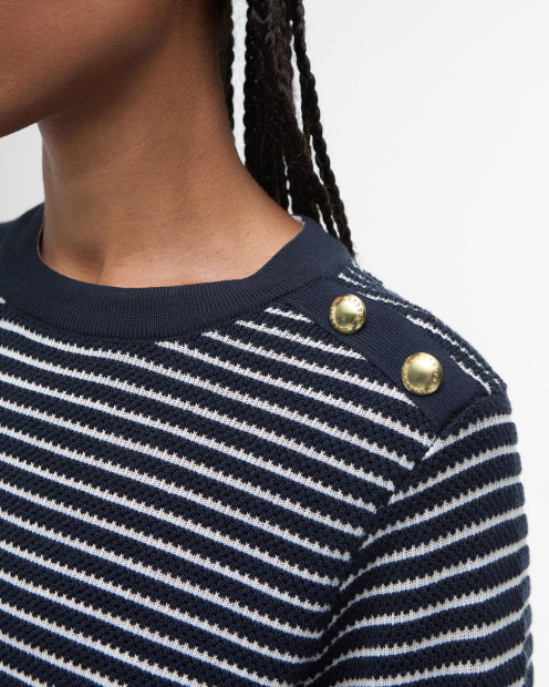 Macy Striped Crew Neck Jumper